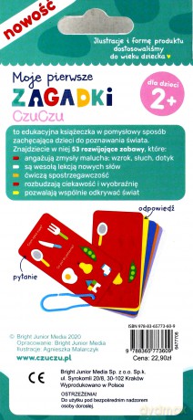 Moje pierwsze zagadki CzuCzu 2+ [KSIĄŻKA]