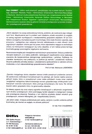 Nielegalny obrót odpadami - Piotr Chorbot [KSIĄŻKA]