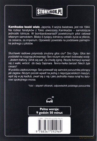Kamikadze boski wiatr - Bohdan Arct [AUDIOBOOK] [CD-MP3]