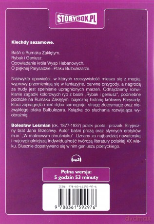 Klechdy sezamowe - Bolesław Leśmian [AUDIOBOOK] [CD-MP3]