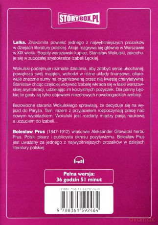 Lalka - Bolesław Prus [AUDIOBOOK] [CD-MP3]