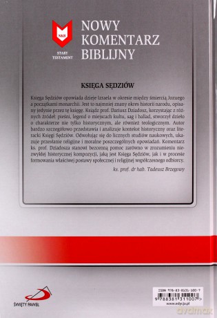 Nowy komentarz biblijny. Księga Sędziów 6-12 - Dariusz Dziadosz [KSIĄŻKA]