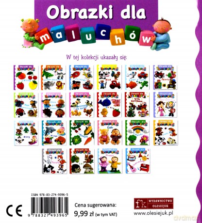 Obrazki dla maluchów - Owoce - Emilie Beaumont, Nathalie Belineau [KSIĄŻKA]