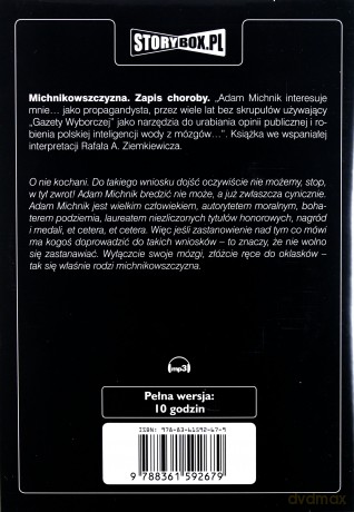 Michnikowszczyzna - Rafał A. Ziemkiewicz [AUDIOBOOK] [CD-MP3]