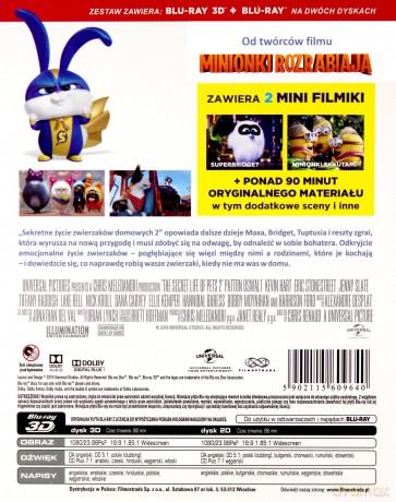 Sekretne życie zwierzaków domowych 2 [Blu-Ray 3D]+[Blu-Ray]