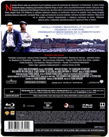 Skazani na Shawshank (steelbook) [Blu-Ray]