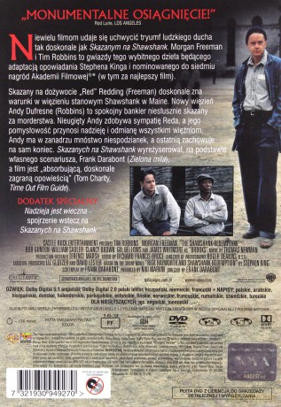 Skazani na Shawshank [DVD]