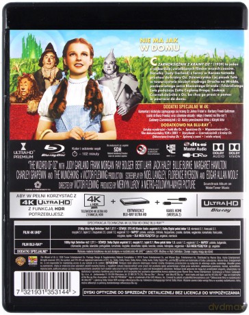 Czarnoksiężnik z Krainy OZ [Blu-Ray 4K]+[Blu-Ray]