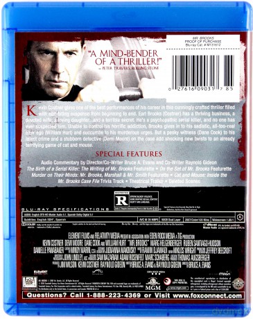 Mr. Brooks [Blu-Ray]