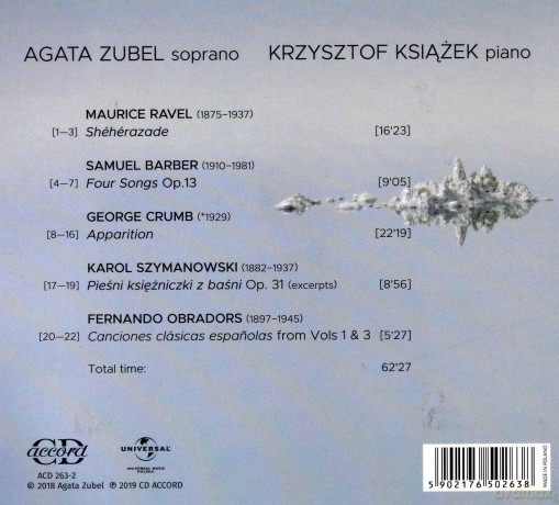 Agata Zubel: Apparition [CD]