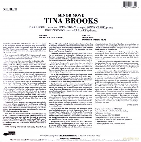 Tina Brooks: Minor Move / Tone Poet [Winyl]