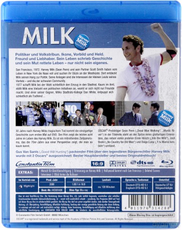 Milk (Obywatel Milk) [Blu-Ray]