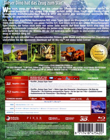 The Good Dinosaur (Dobry Dinozaur) (Disney) [Blu-Ray 3D]+[Blu-Ray]