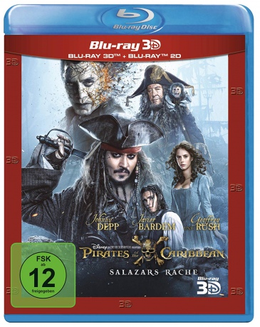 Pirates of the Caribbean: Dead Men Tell No Tales (Piraci z Karaibów: Zemsta Salazara) (Disney) [Blu-Ray 3D]+[Blu-Ray]