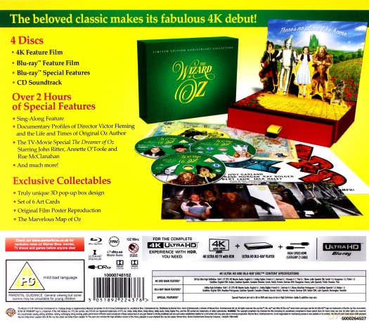 Czarnoksiężnik z Oz (Limited Anniversary Collection) [BOX] [Blu-Ray 4K]+[2xBlu-Ray]+[CD]