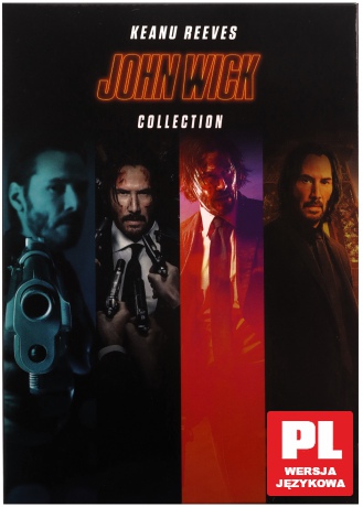John Wick Kolekcja 1-4 [BOX] [4DVD]