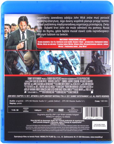 John Wick Kolekcja 1-4 [BOX] [4xBlu-Ray]