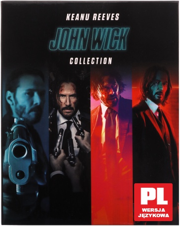 John Wick Kolekcja 1-4 [BOX] [4xBlu-Ray]