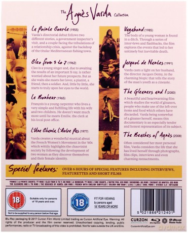Agnes Varda. The (Collection) (Cleo od 5 do 7 / Kuba z Nantes / Jedna śpiewa, druga nie / Szczęście / Zbieracze i zbieraczka / Plaże Agnes / Bez dachu i praw / La Pointe-Courte) [8xBlu-Ray]