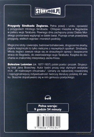 Przygody Sindbada Żeglarza - Bolesław Leśmian [AUDIOBOOK] [CD-MP3]