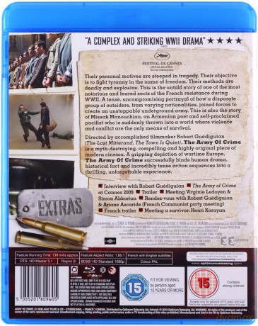 Army Of Crime (Bojownicy z czerwonego afisza) [Blu-Ray]