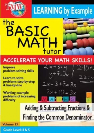 Basic Math Tutor Adding Subtracting [DVD]
