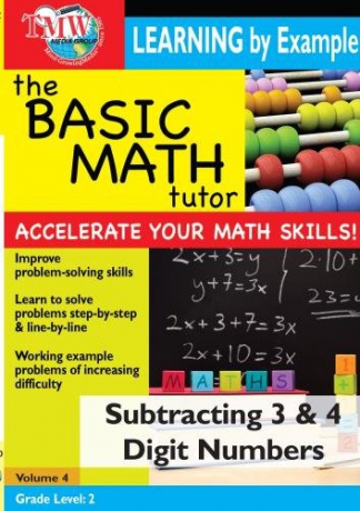 Basic Math Tutor Subtracting 3 4 [DVD]