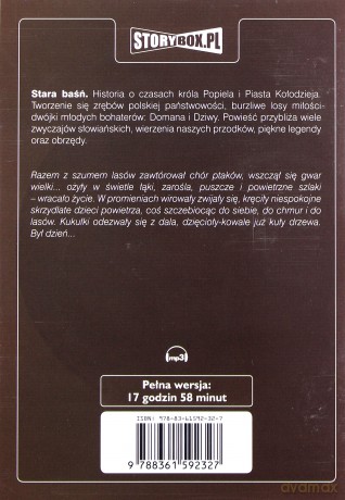Stara baśń - Józef Ignacy Kraszewski [AUDIOBOOK] [CD-MP3]