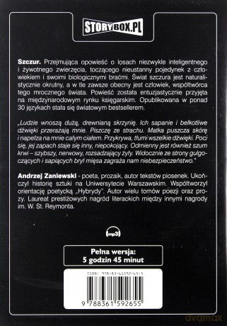 Szczur - Andrzej Zaniewski [AUDIOBOOK] [CD-MP3]