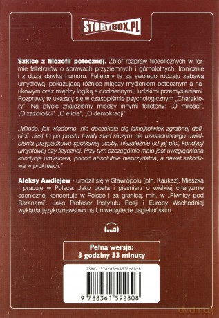 Szkice z filozofii potocznej - Aleksy Awdiejew [AUDIOBOOK] [CD-MP3]