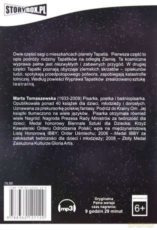 Wyprawa Tapirków, Tapatiki na Ziemi - Marta Tomaszewska [AUDIOBOOK] [CD-MP3]