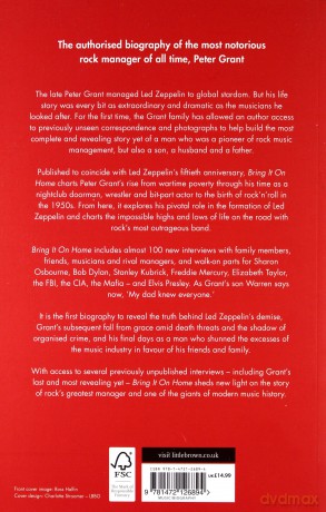 Peter Grant: Bring It On Home: Peter Grant. Led Zeppelin And Beyond: The Story Of Rocks Greatest Manager [KSIĄŻKA]