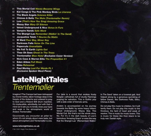 Late Night Tales - Trentemoller [CD]