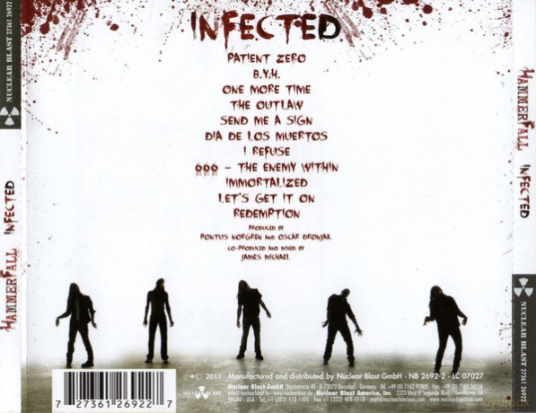 Hammerfall: Infected [CD]