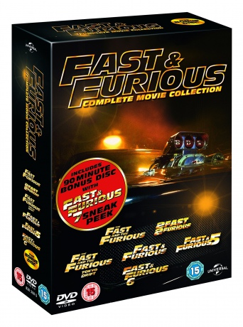 Fast Furious 16 Franchise Bonus Disc 2015 [7DVD]