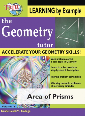 Geometry Tutor Area Of Prisms [DVD]
