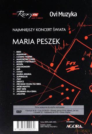 Najmniejszy Koncert Świata 02: Maria Peszek (digibook) [DVD]