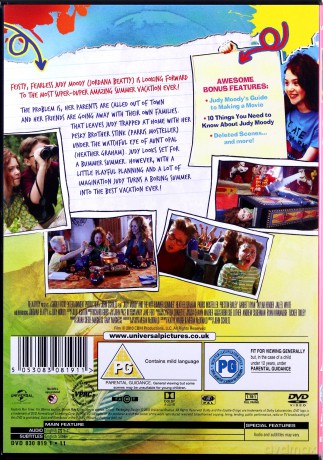 Judy Moody And The Not Bummer Summer [DVD]