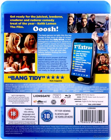 Keith Lemon The Film [Blu-Ray]