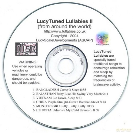Lucy Tuned Lullabies: Lullabies 2 From Around The World [CD]