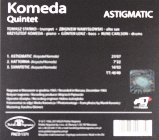 Komeda Quintet: Astigmatic (digipack) [CD]