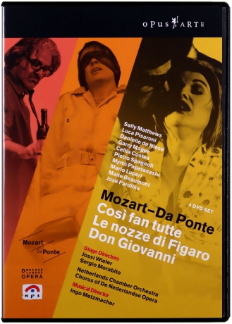 Daniele De Niese-Metzmacher-Netherland Orchestra: Mozart-Da Ponte Opera Box Set-Cosi Fan Tutte-Nozze Di Figaro-Don Giovanni [4DVD]
