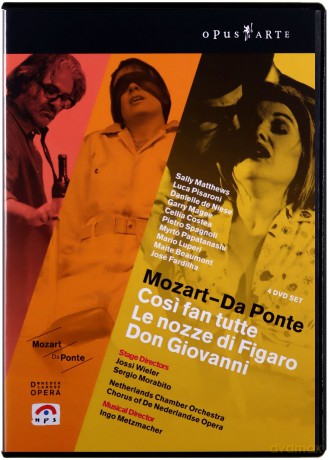 Daniele De Niese-Metzmacher-Netherland Orchestra: Mozart-Da Ponte Opera Box Set-Cosi Fan Tutte-Nozze Di Figaro-Don Giovanni [4DVD]