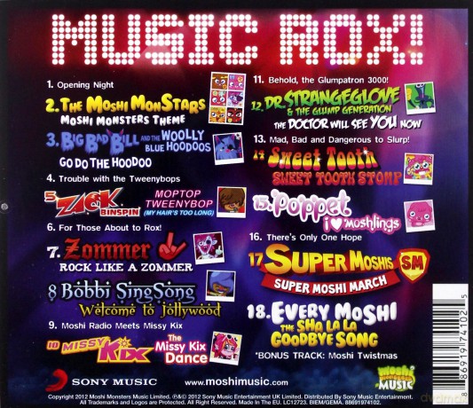 Moshi Monsters: Music Rox [CD]