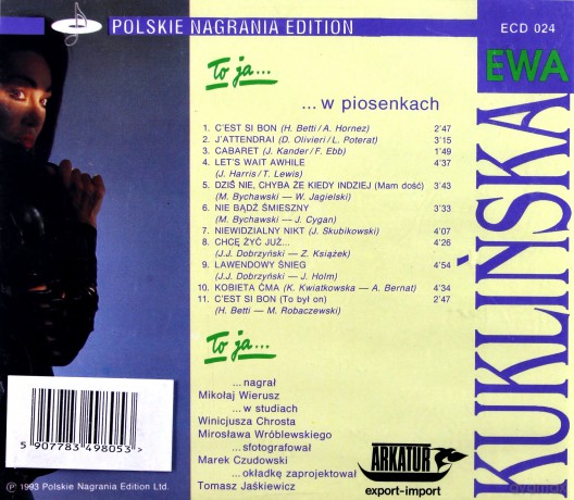 Ewa Kuklińska: To Ja [CD]