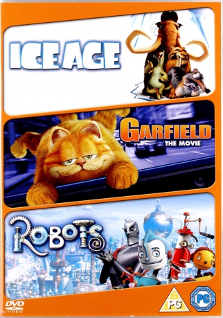 Robots/Ice Age/Garfield: The Movie [3DVD]