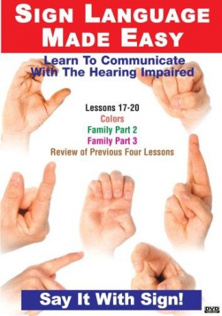 Sign Language Made Easy Lessons 1720 [DVD]