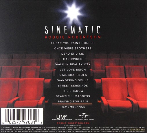 Robbie Robertson: Sinematic [CD]