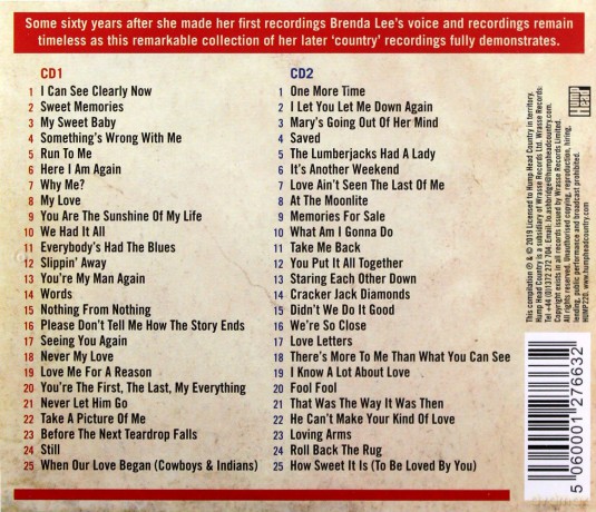 Brenda Lee: Sings Country Vol. 2 [2CD]