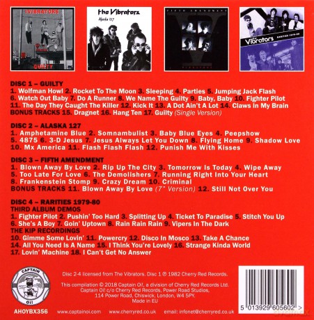 Vibrators: The Albums 1979-85 [4CD]